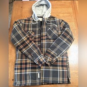 Plaid Weatherproof Vintage fleece lined flannel size Small